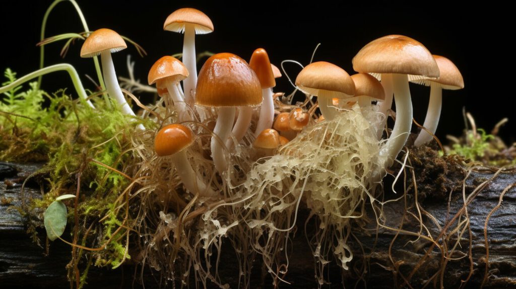 hur får svampar näring