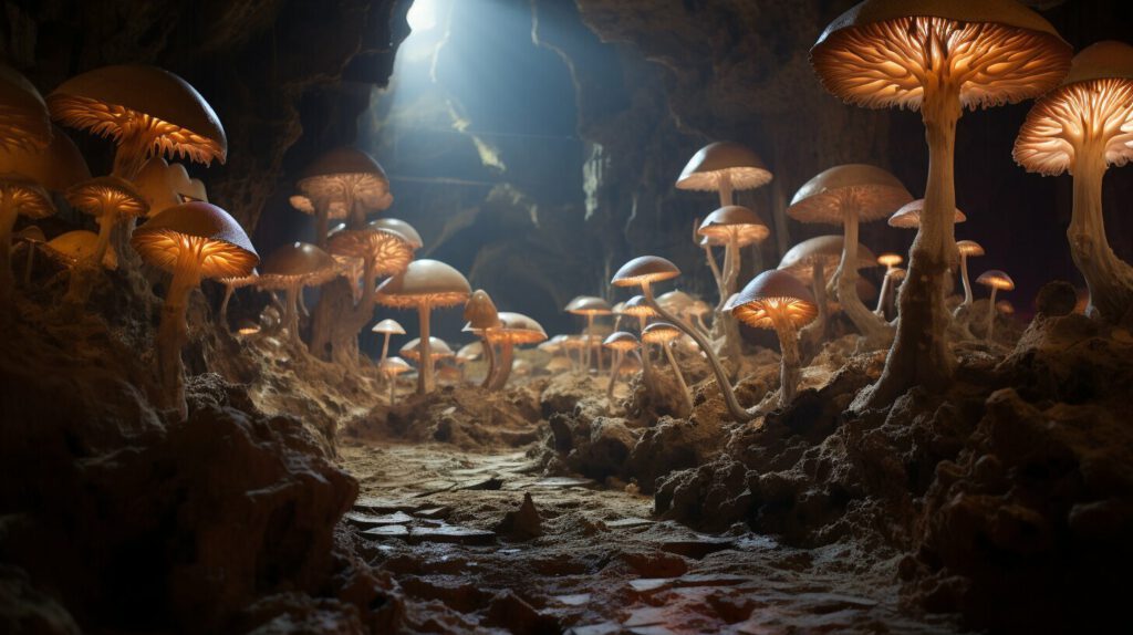 svampar under jord